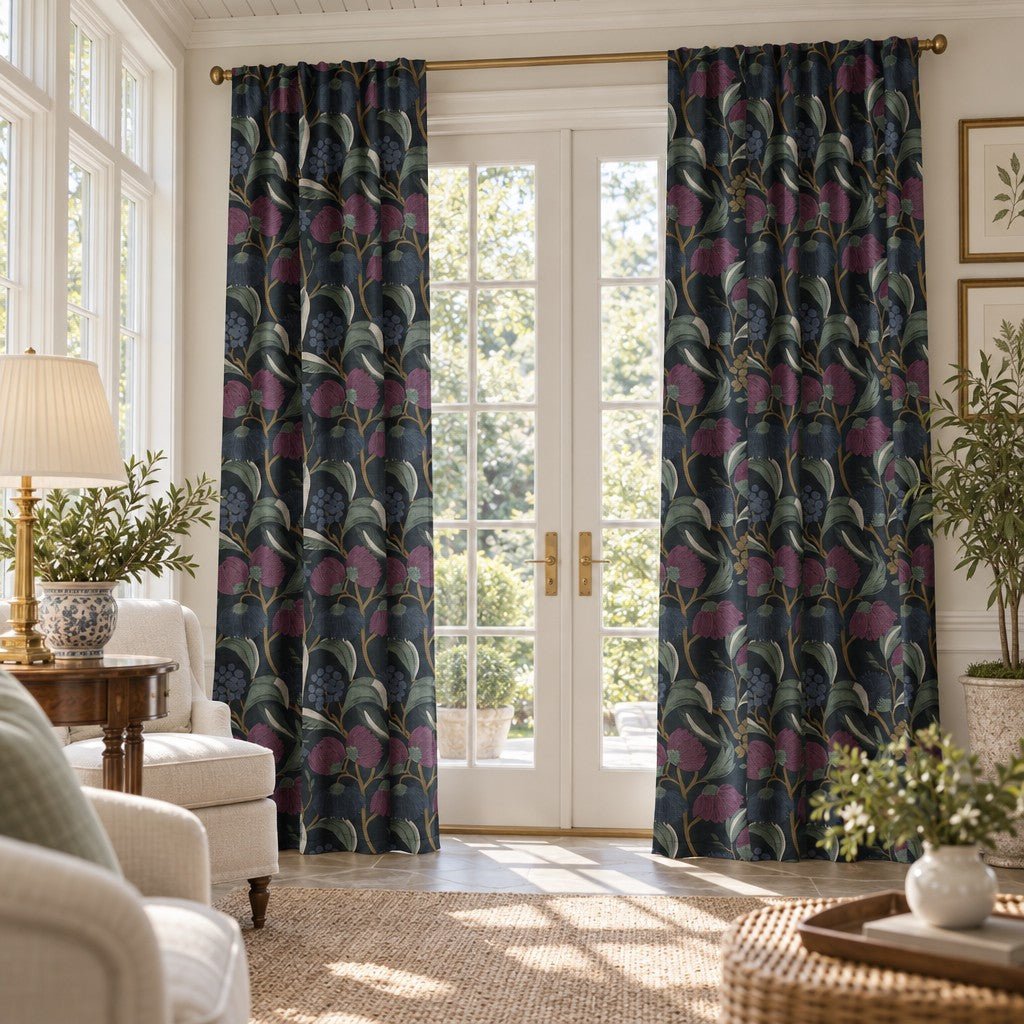 Moody Margo - Curtain Panel - The Drapery
