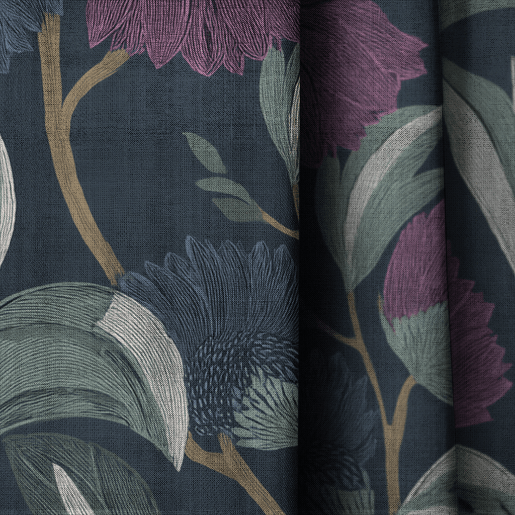 Moody Margo - Curtain Panel - The Drapery