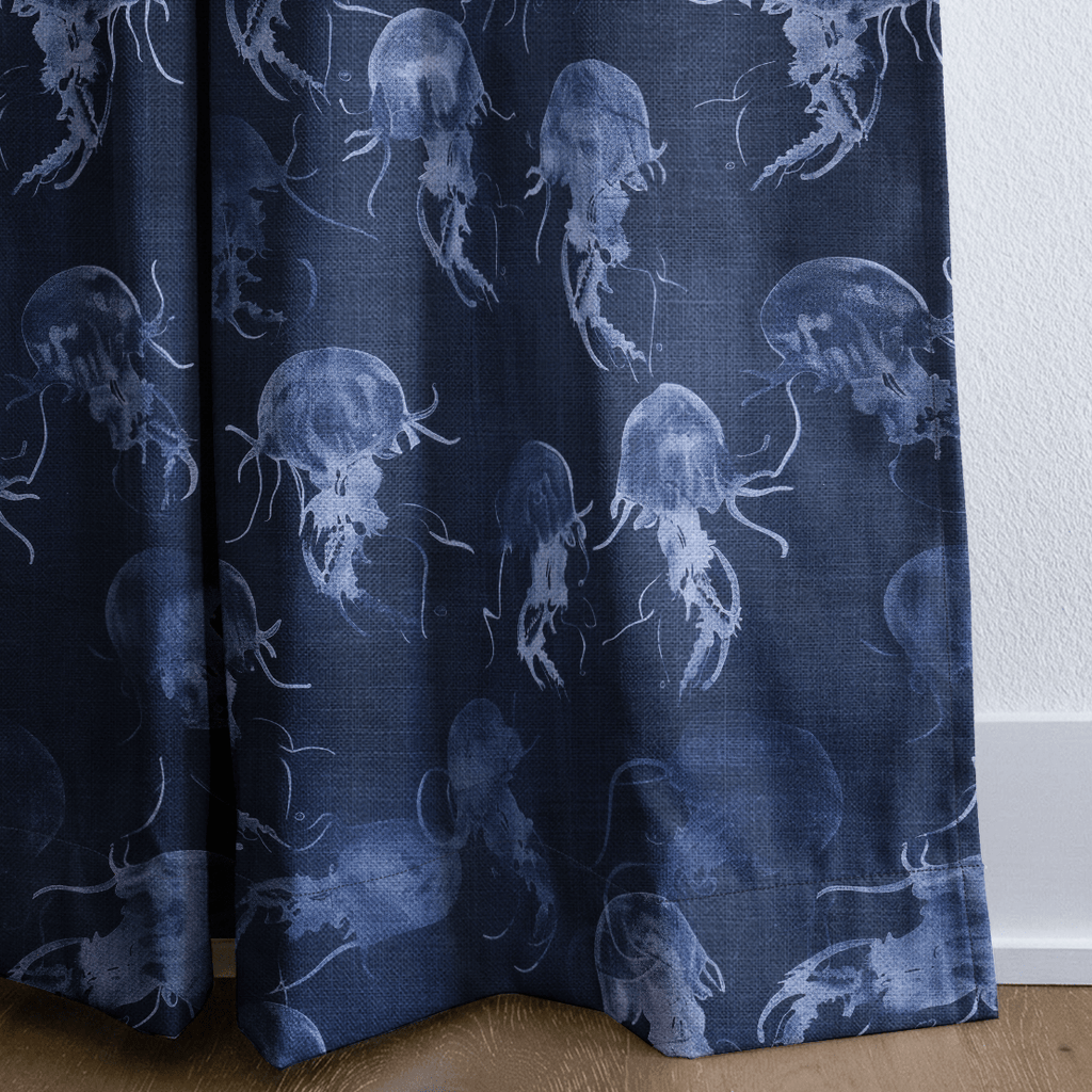Moon Jelly Drift - Curtain Panel - The Drapery