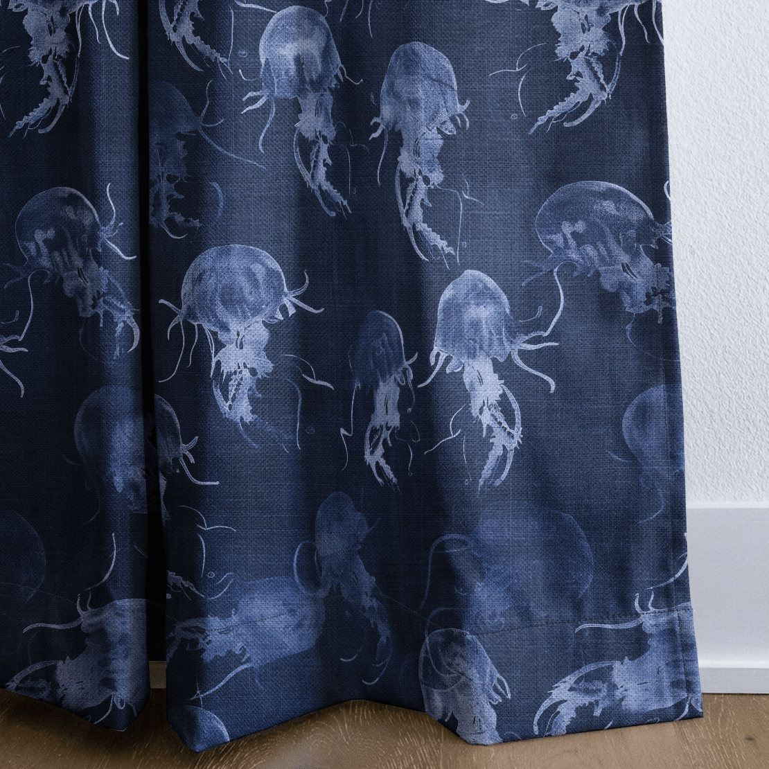 Moon Jelly Drift - Curtain Panel - The Drapery