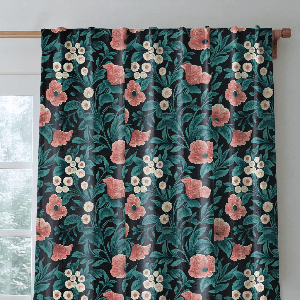 Moonbloom - Curtain Panel - The Drapery