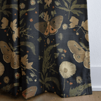 Moonlit Lepidoptera - Curtain Panel - The Drapery