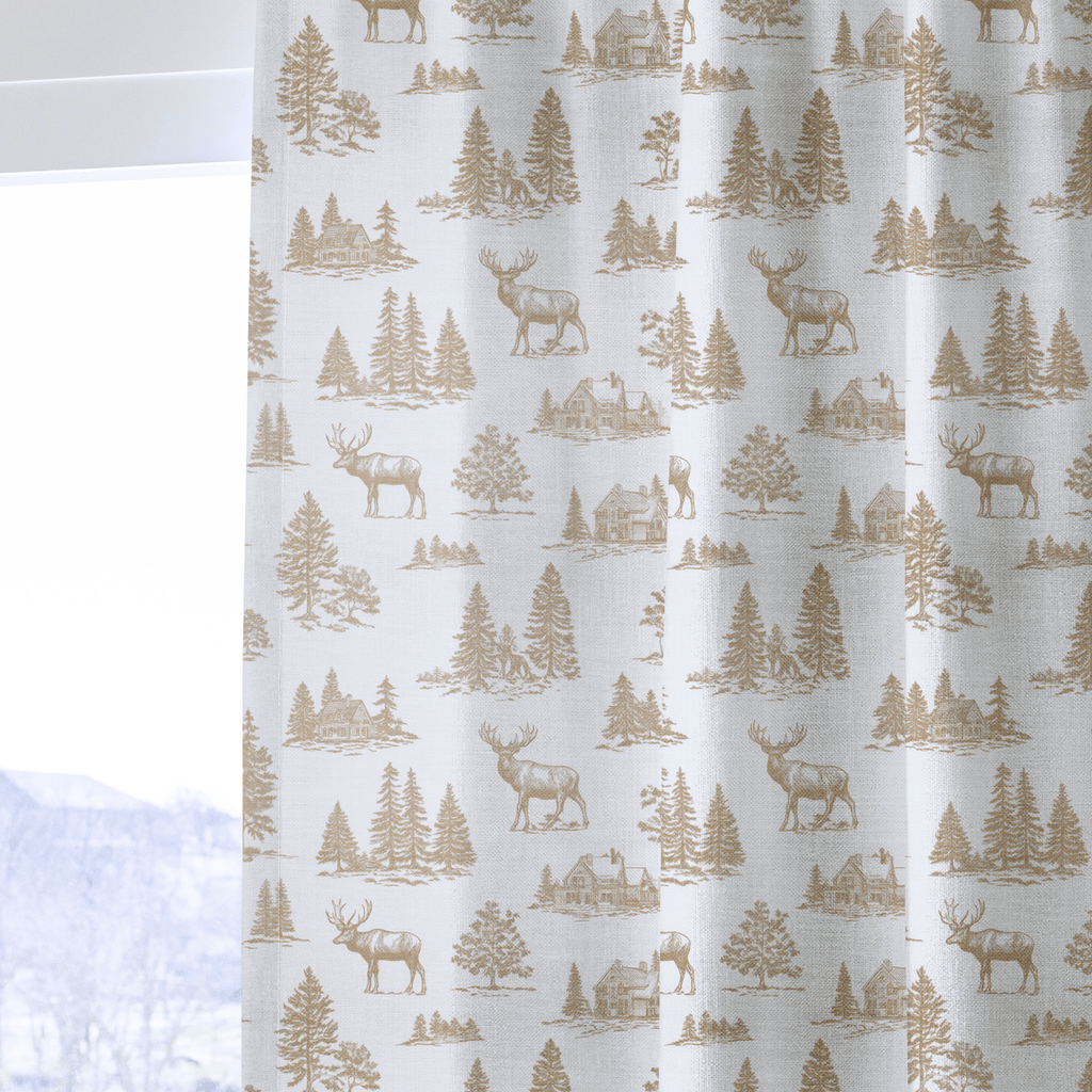 Moose's Lodge - Curtain Panel - The Drapery