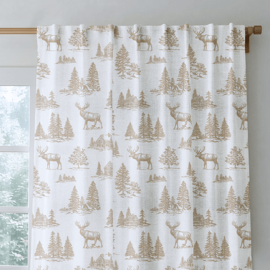 Moose's Lodge - Curtain Panel - The Drapery