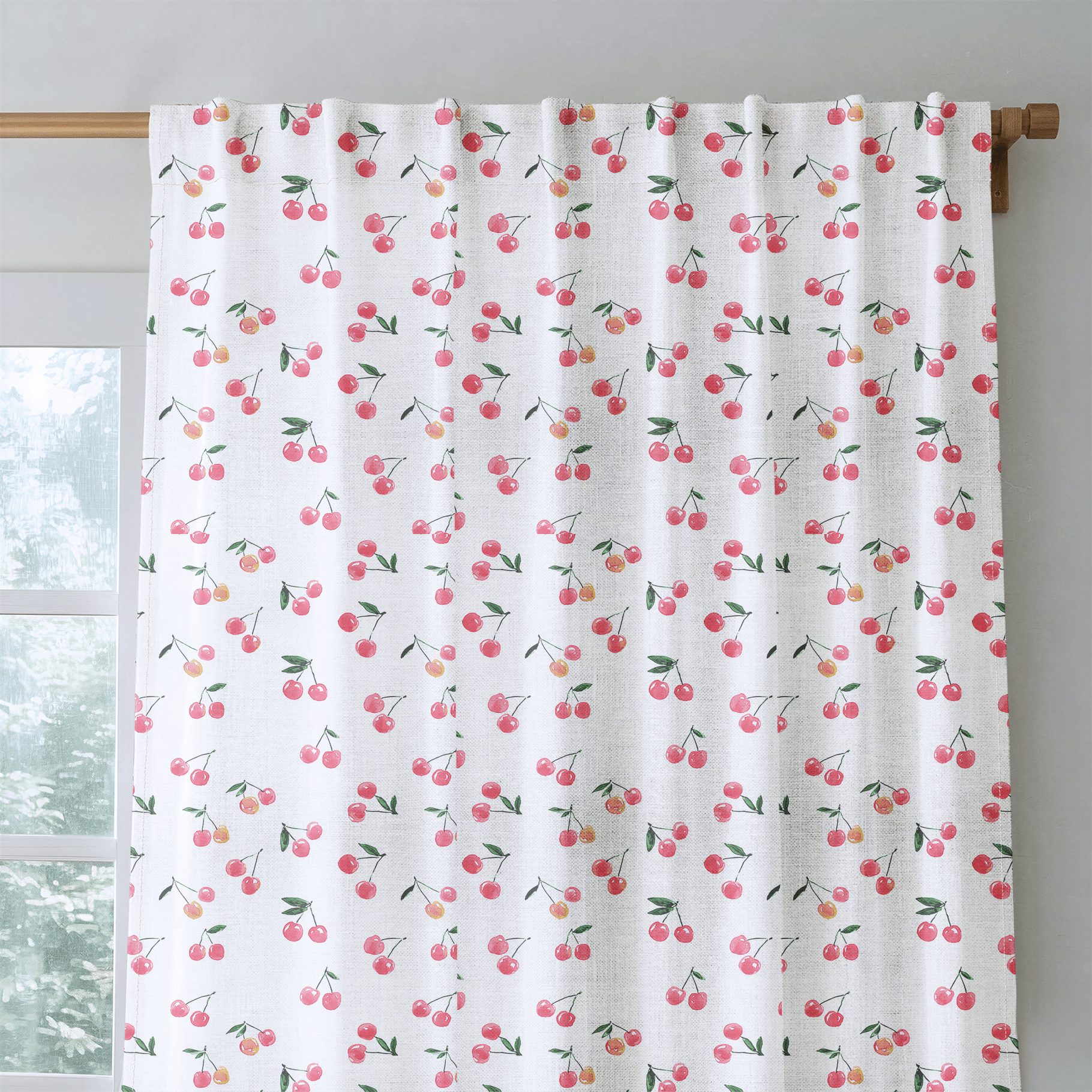 Morgan Cherry - Curtain Panel - The Drapery