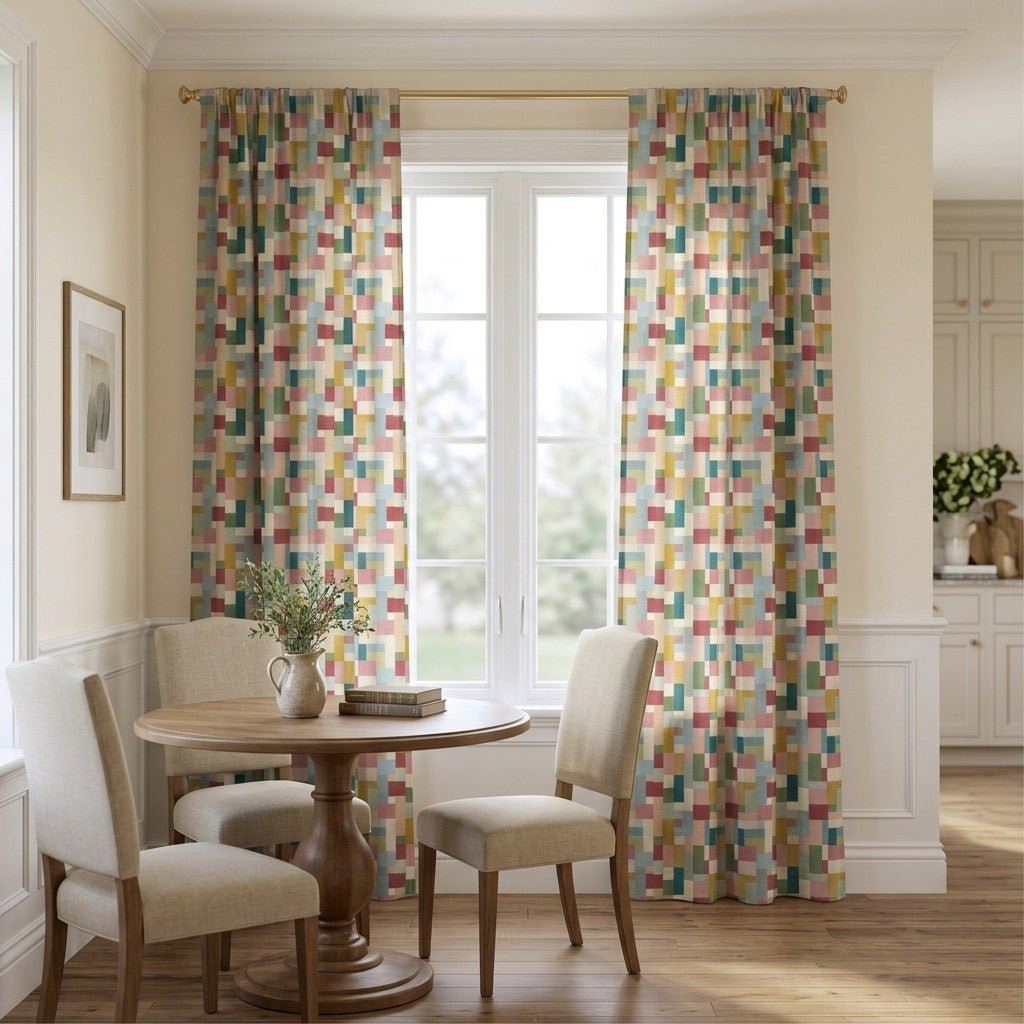 Mosaic - Curtain Panel - The Drapery