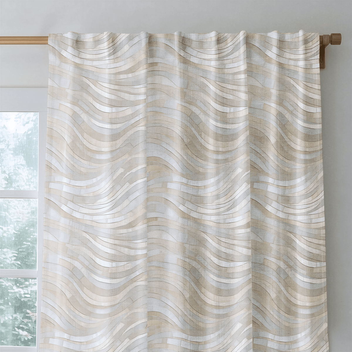 Mosaic Harmony - Curtain Panel - The Drapery
