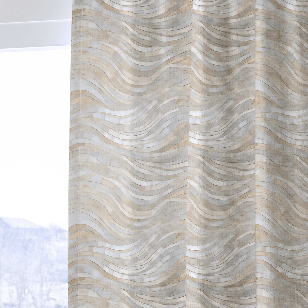Mosaic Harmony - Curtain Panel - The Drapery