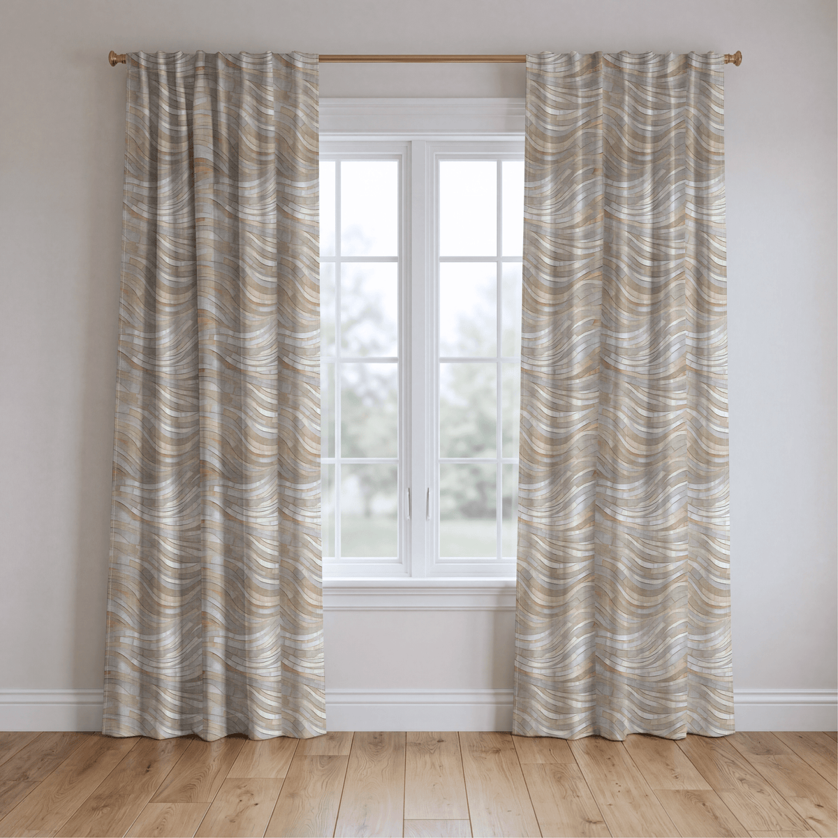Mosaic Harmony - Curtain Panel - The Drapery