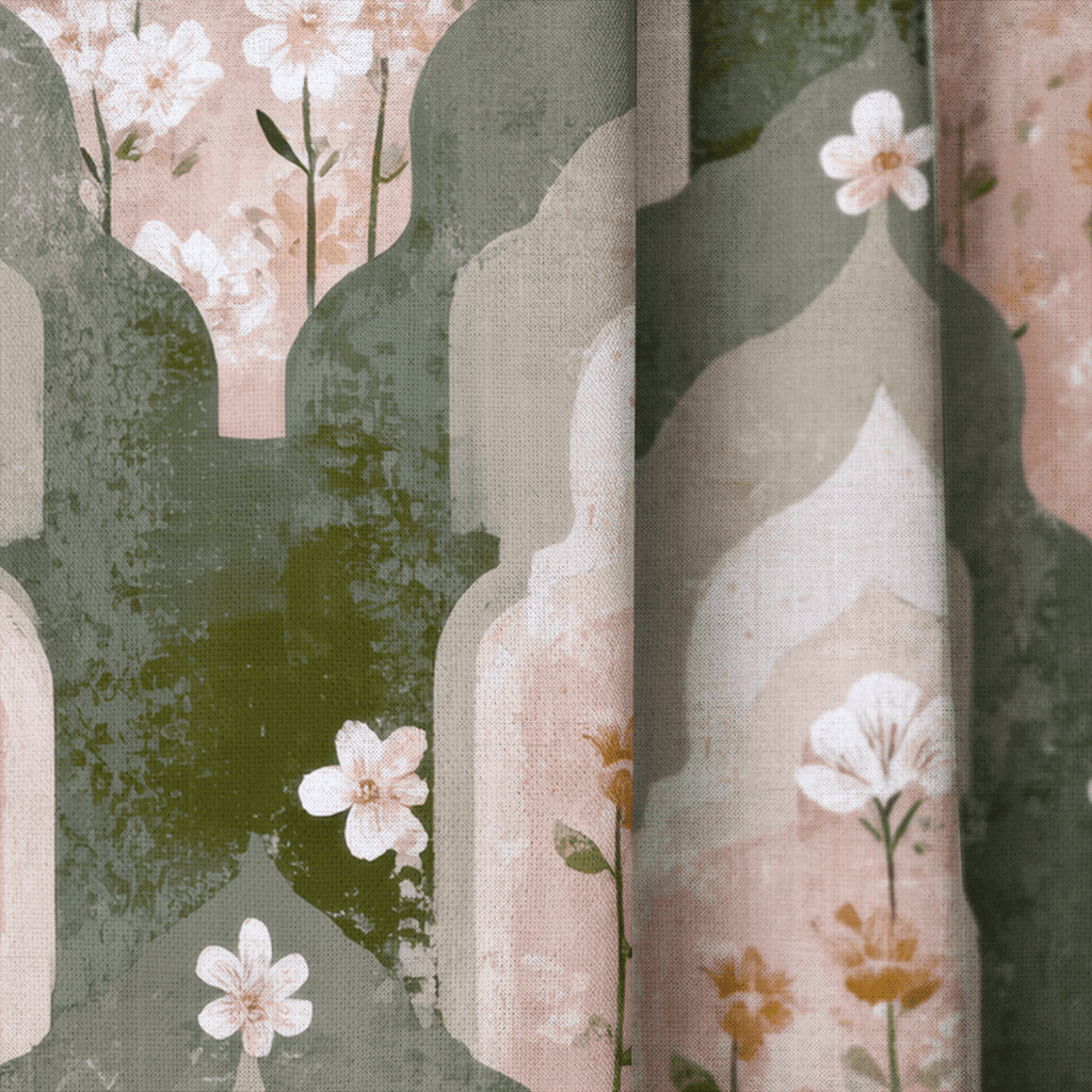 Mosaic Layer - Curtain Panel - The Drapery