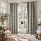 Moss Painted Plaid - Curtain Panel - The Drapery
