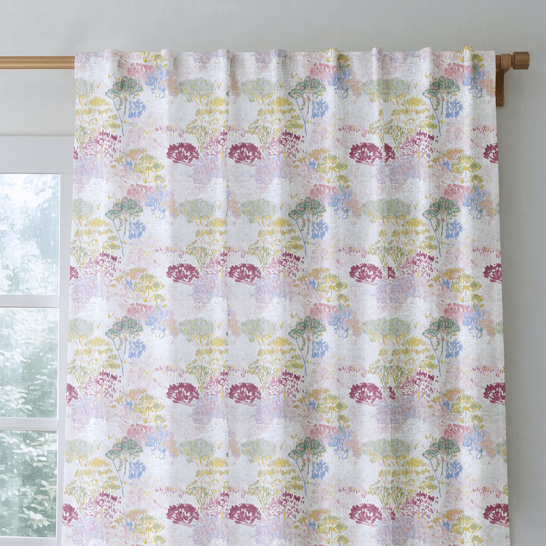 Mossy Path - Curtain Panel - The Drapery