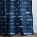 Motor Boatin - Curtain Panel - The Drapery