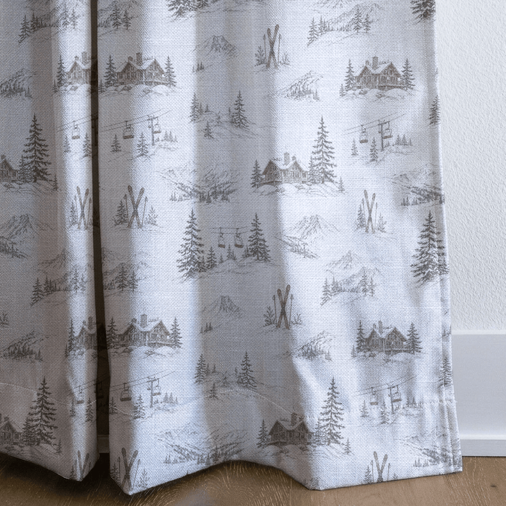 Mountain Lodge Toile - Curtain Panel - The Drapery