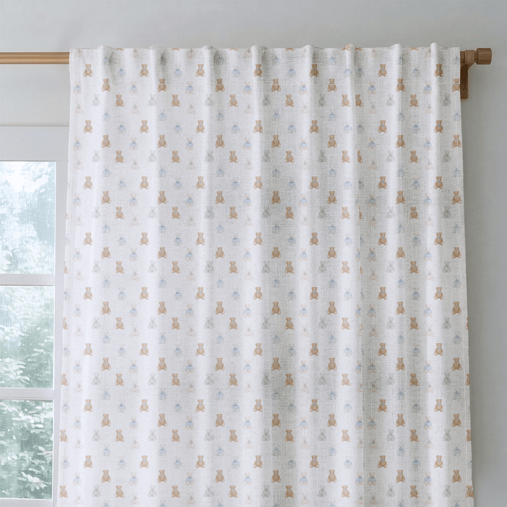 Mr Teddy - Curtain Panel - The Drapery