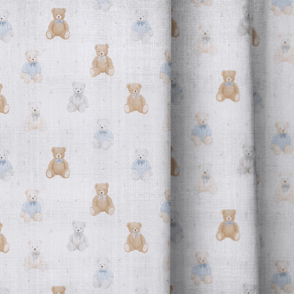 Mr Teddy - Curtain Panel - The Drapery