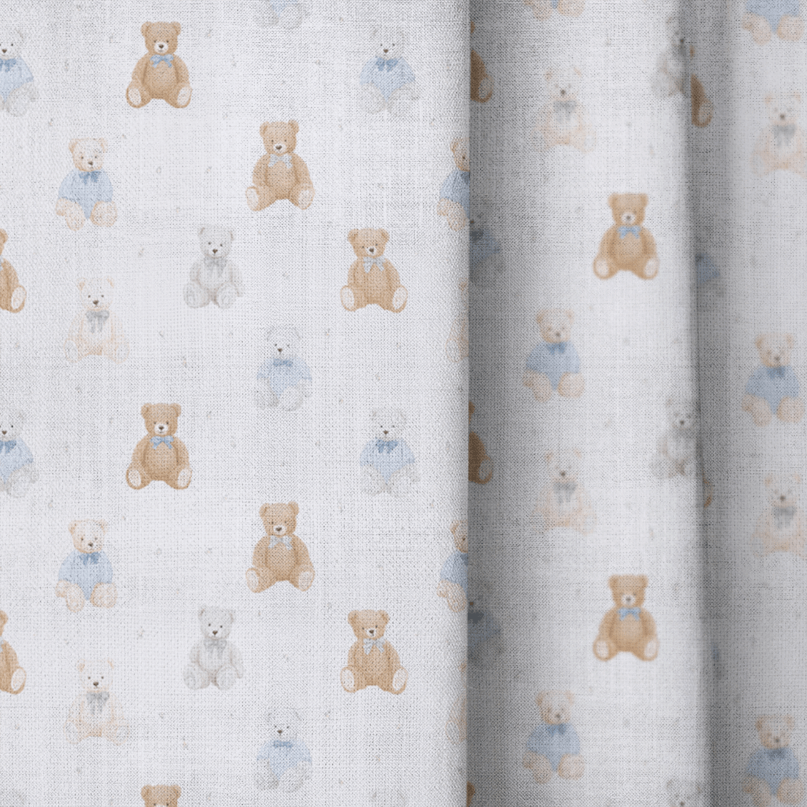Mr Teddy - Curtain Panel - The Drapery
