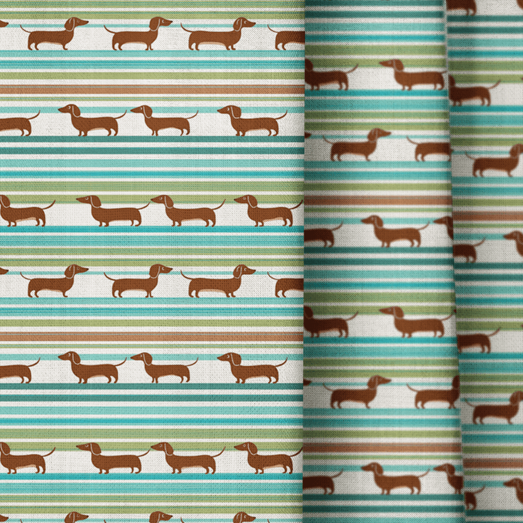 Muddy Paws - Curtain Panel - The Drapery