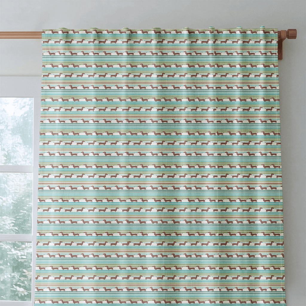 Muddy Paws - Curtain Panel - The Drapery