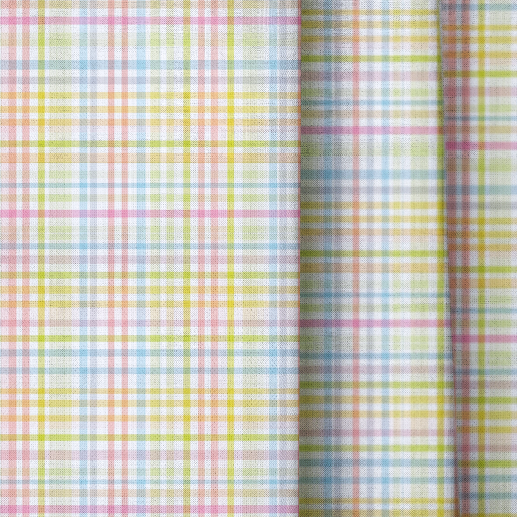 Multicolor Gingham - Curtain Panel - The Drapery