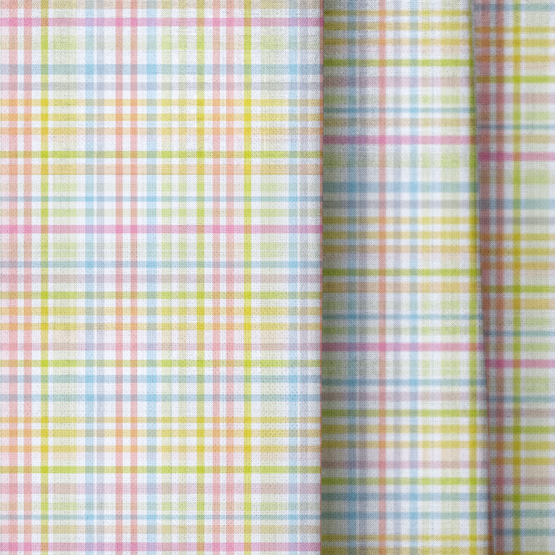 Multicolor Gingham - Curtain Panel - The Drapery