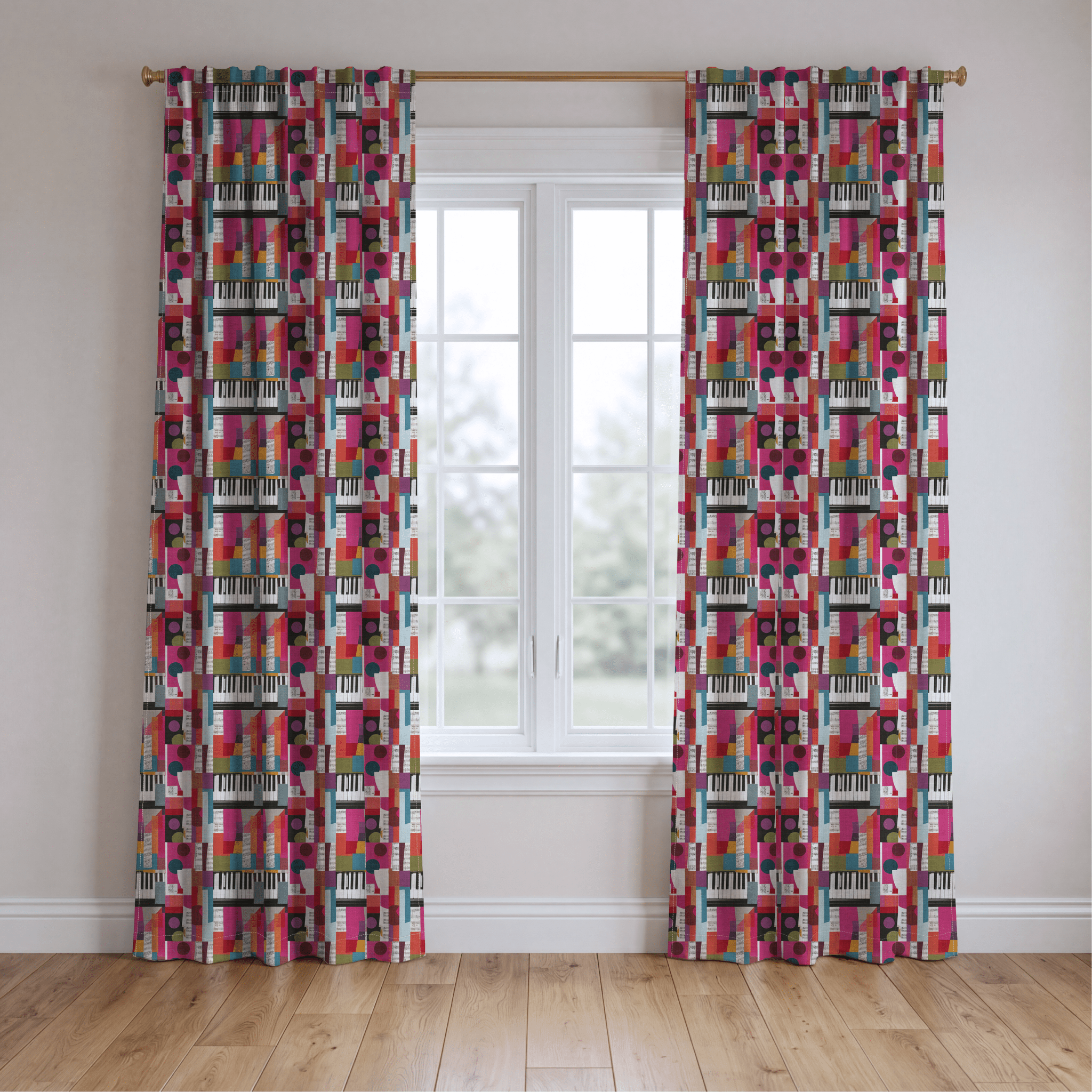 Music in Me - Curtain Panel - The Drapery
