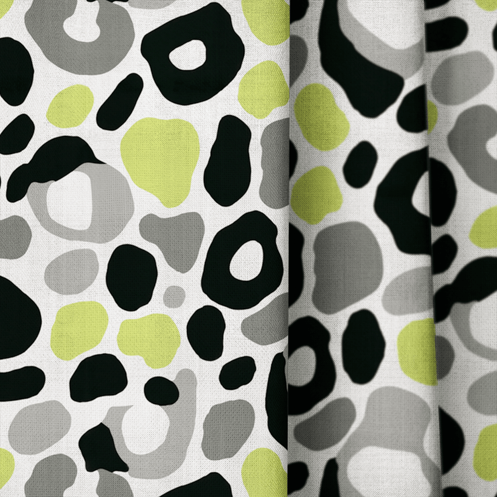 Nadia Leopard - Curtain Panel - The Drapery
