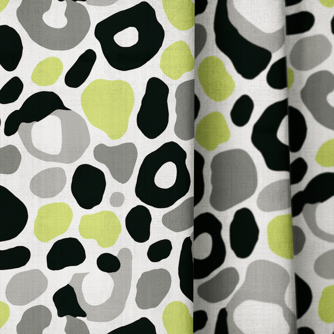 Nadia Leopard - Curtain Panel - The Drapery