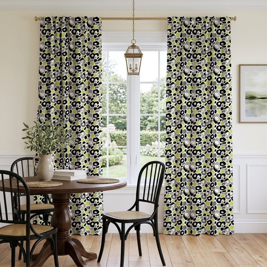Nadia Leopard - Curtain Panel - The Drapery