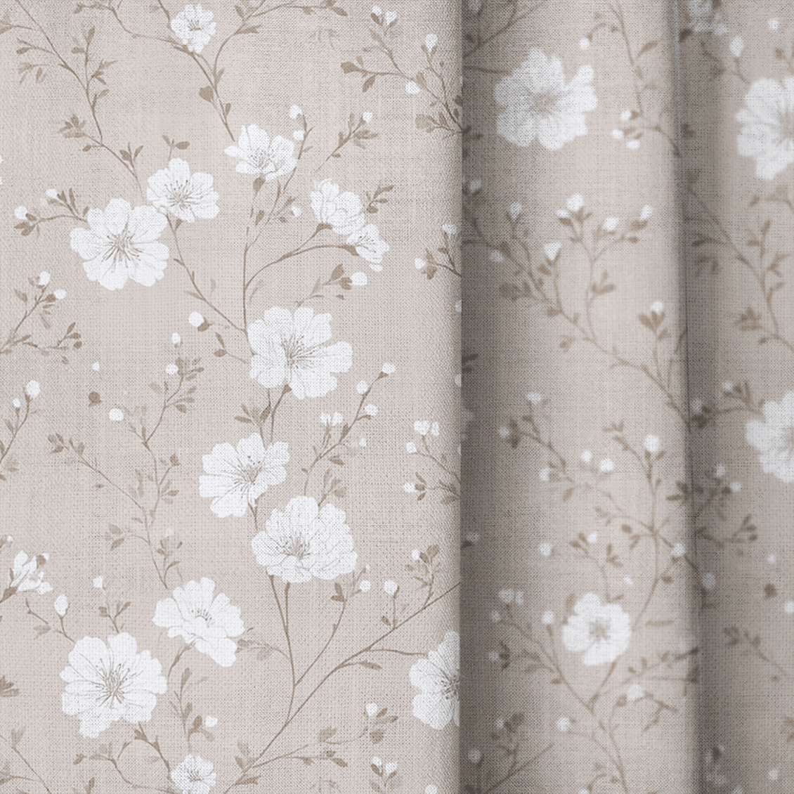 Natalia Blossoms - Curtain Panel - The Drapery