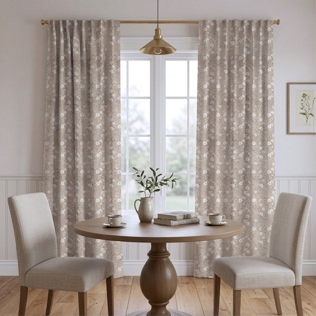 Natalia Blossoms - Curtain Panel - The Drapery
