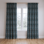 Navy Manor - Curtain Panel - The Drapery