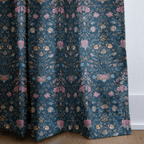 Navy Manor - Curtain Panel - The Drapery