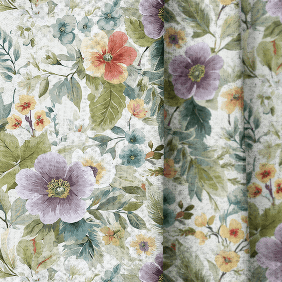 Nicosia Bloom - Curtain Panel - The Drapery
