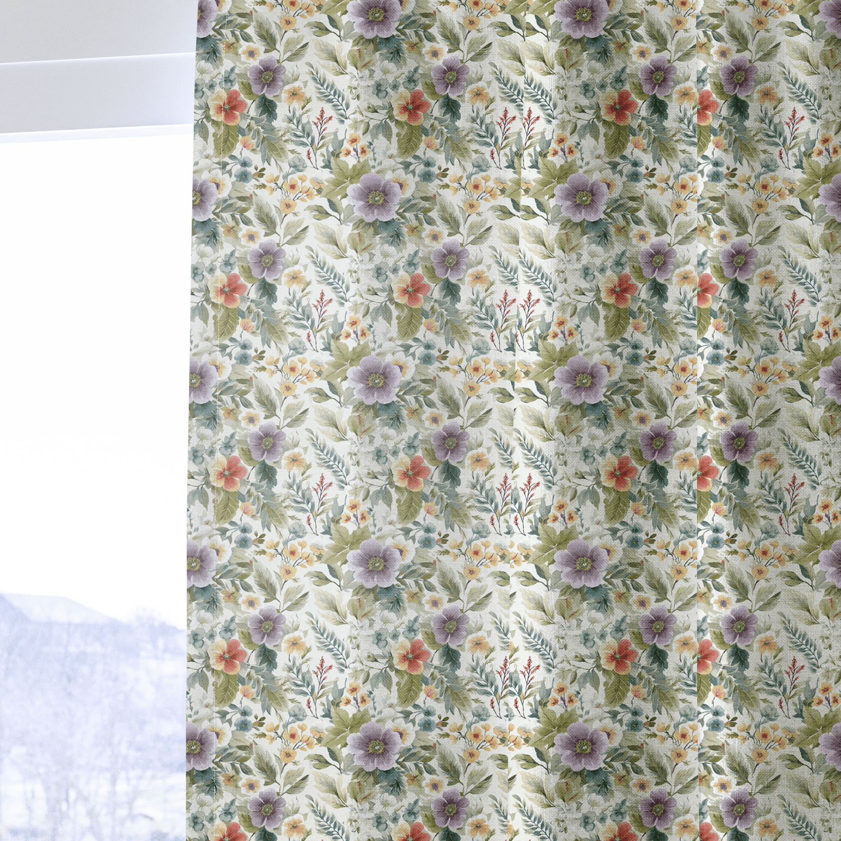 Nicosia Bloom - Curtain Panel - The Drapery