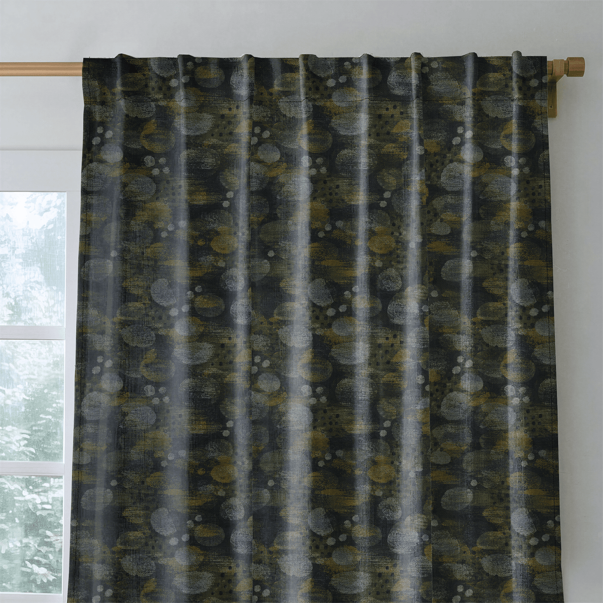 Night Sea - Curtain Panel - The Drapery