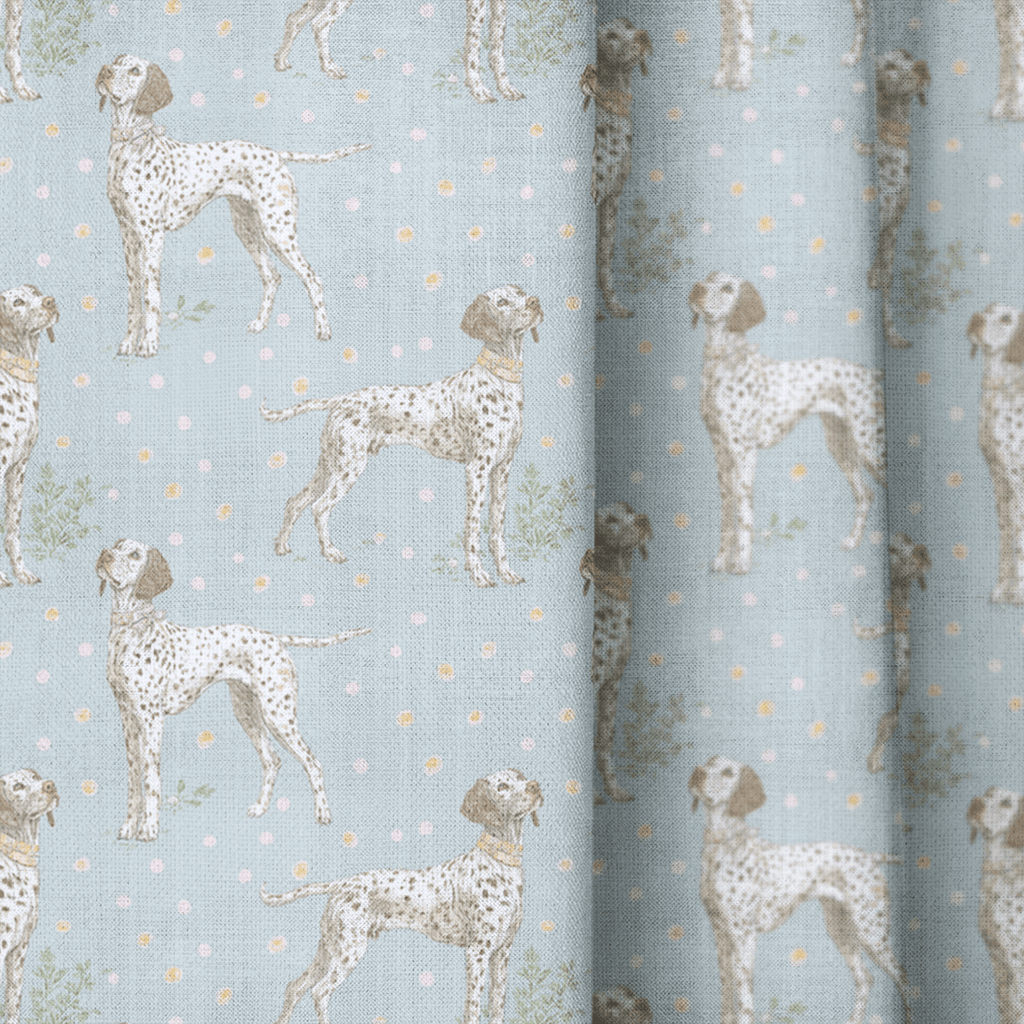 Noble Canine - Curtain Panel - The Drapery