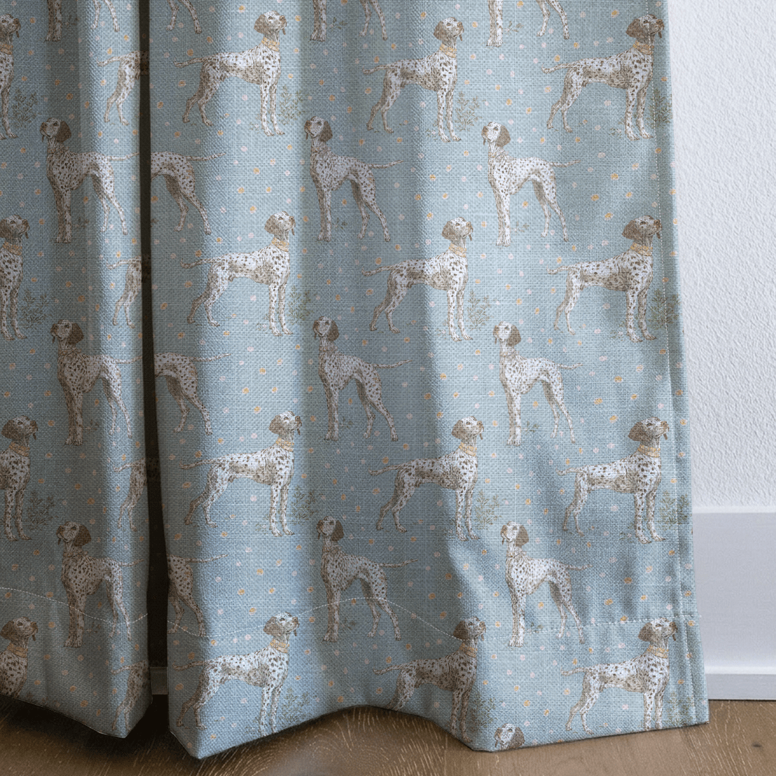 Noble Canine - Curtain Panel - The Drapery