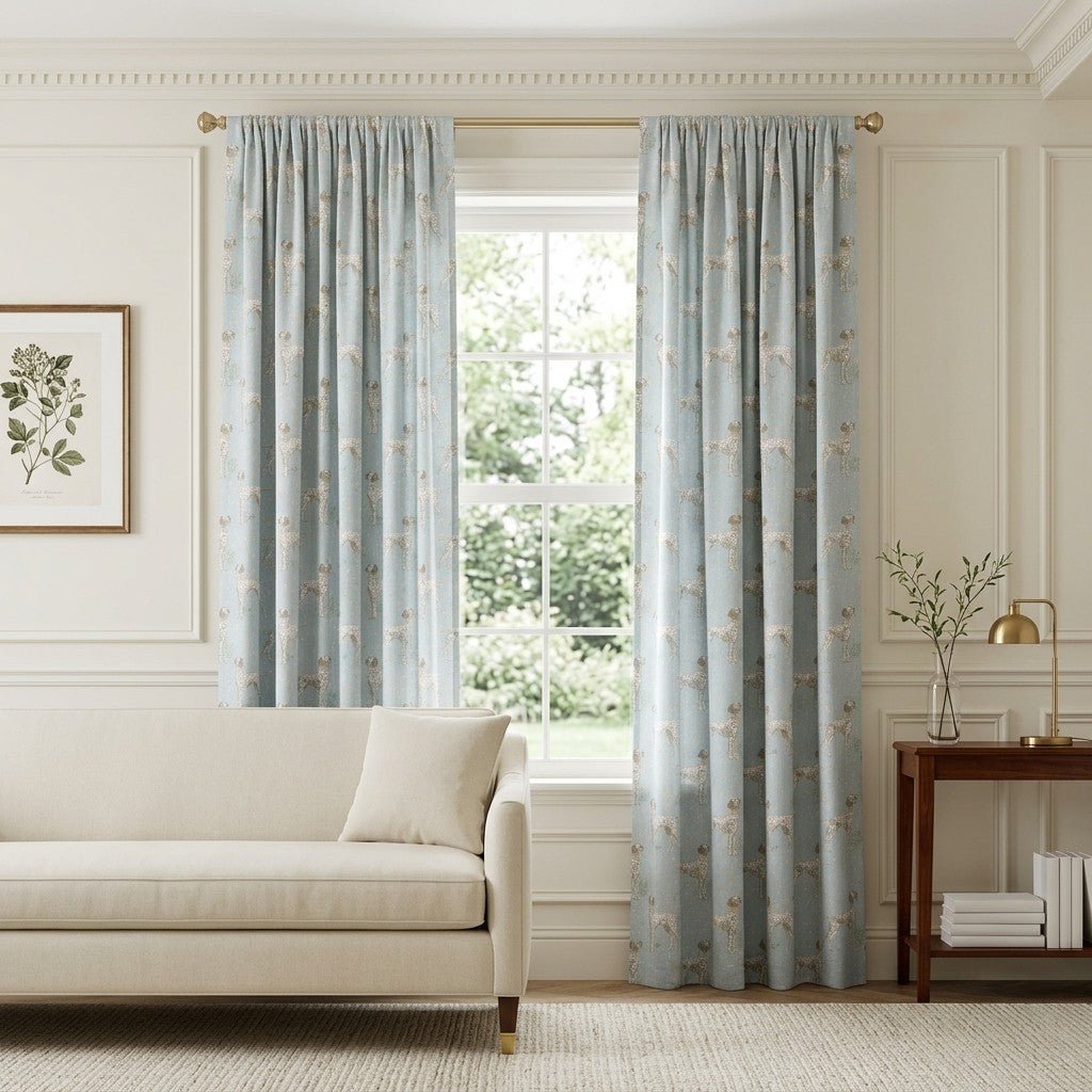 Noble Canine - Curtain Panel - The Drapery