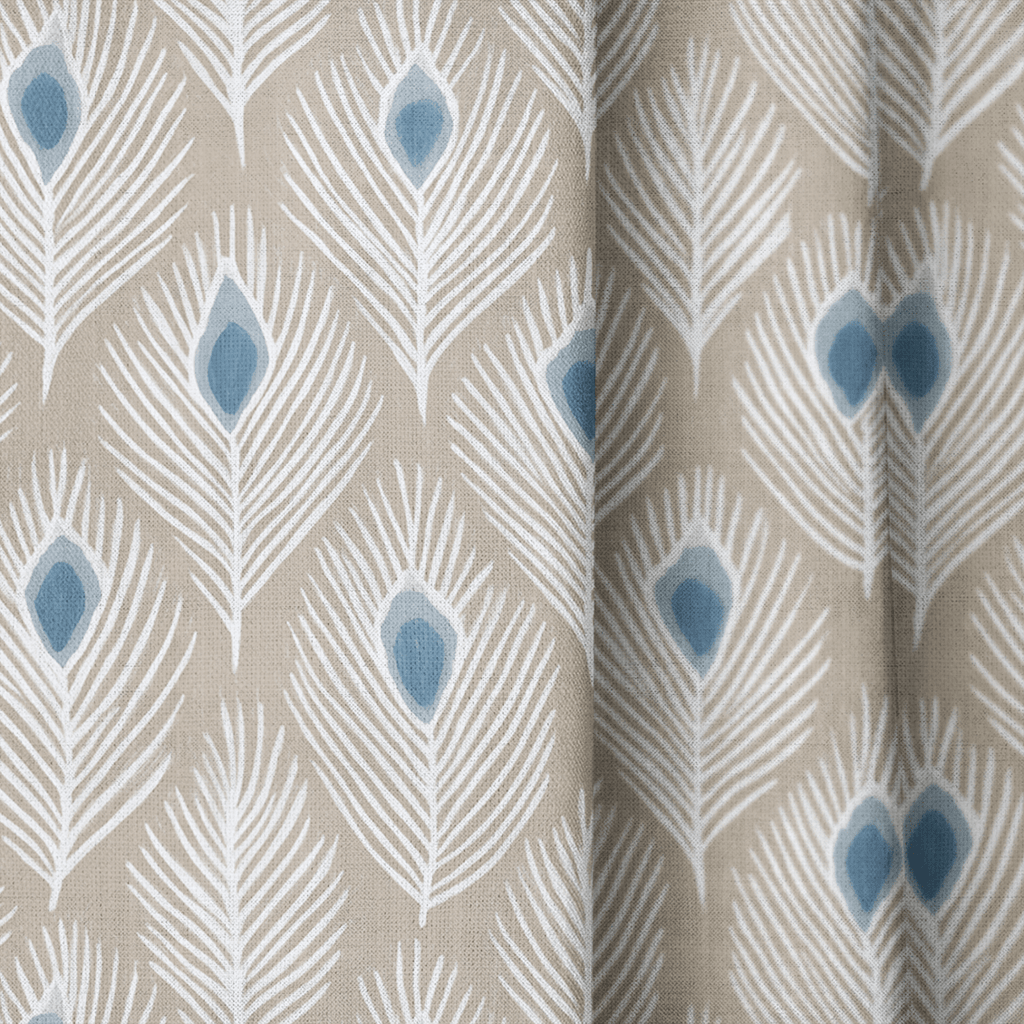 Noelle Feather - Curtain Panel - The Drapery