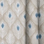 Noelle Feather - Curtain Panel - The Drapery