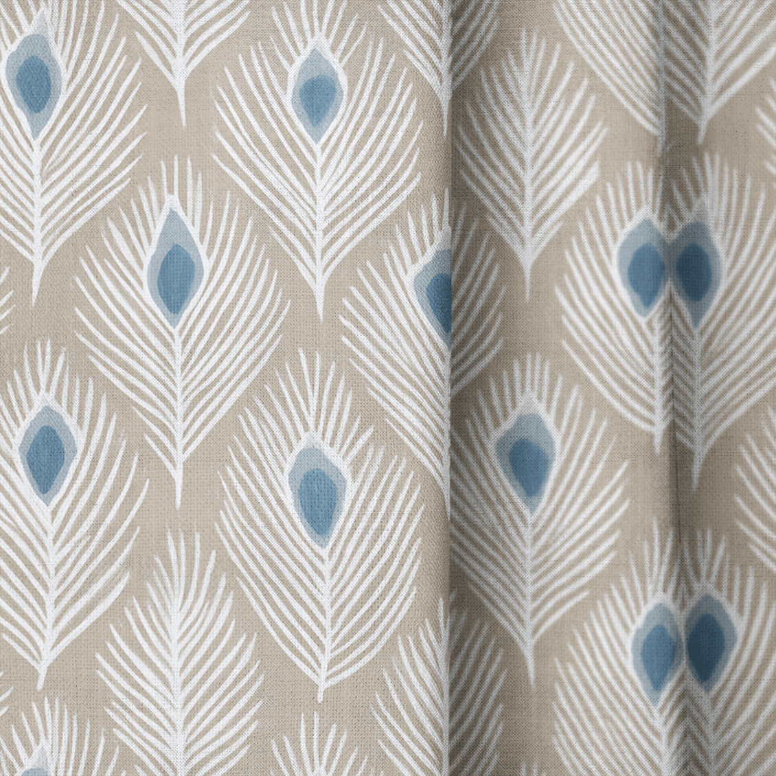 Noelle Feather - Curtain Panel - The Drapery