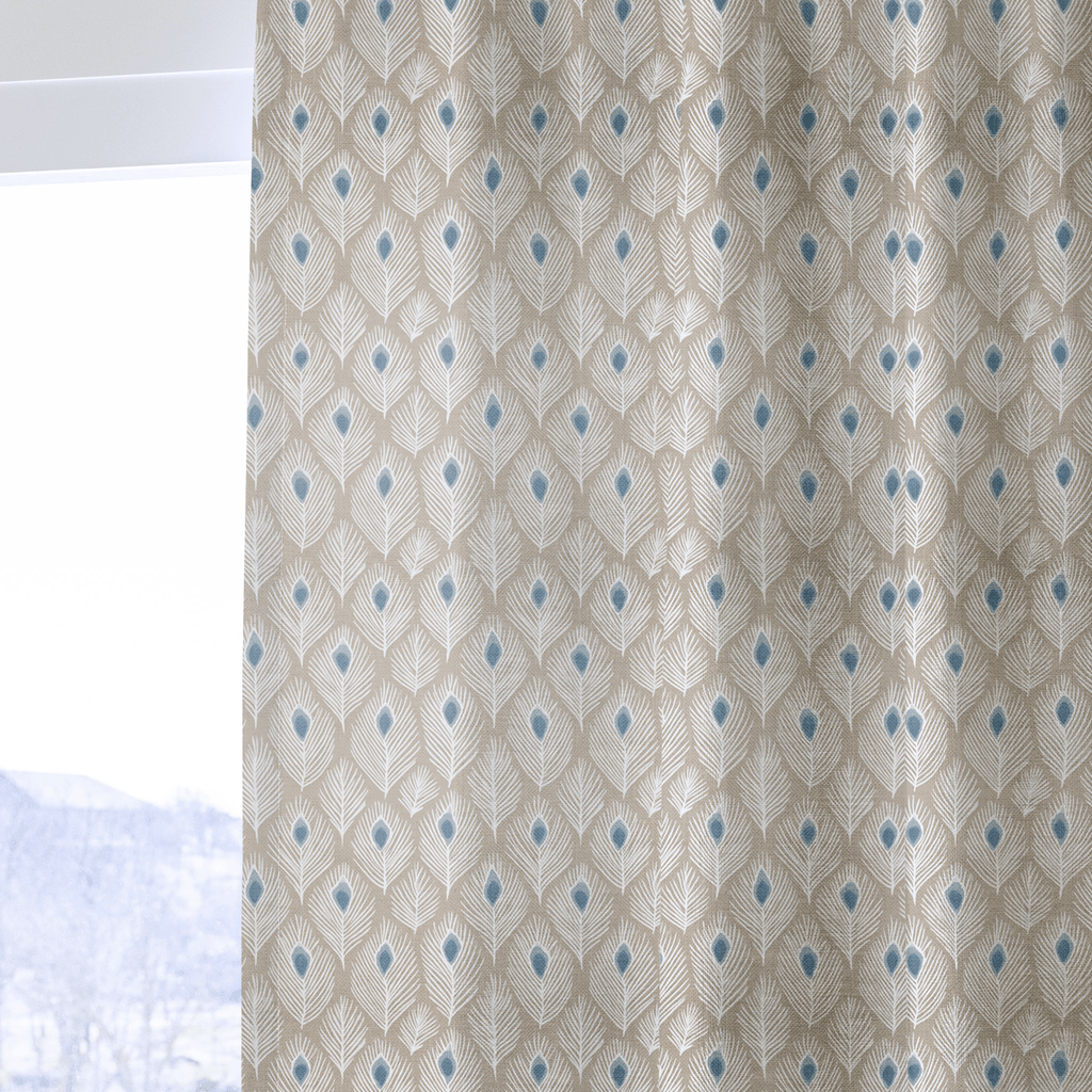Noelle Feather - Curtain Panel - The Drapery