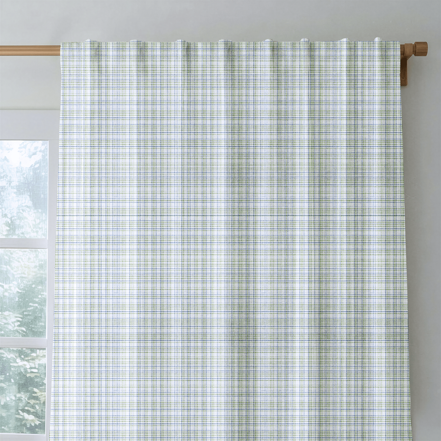 Noor Plaid - Curtain Panel - The Drapery