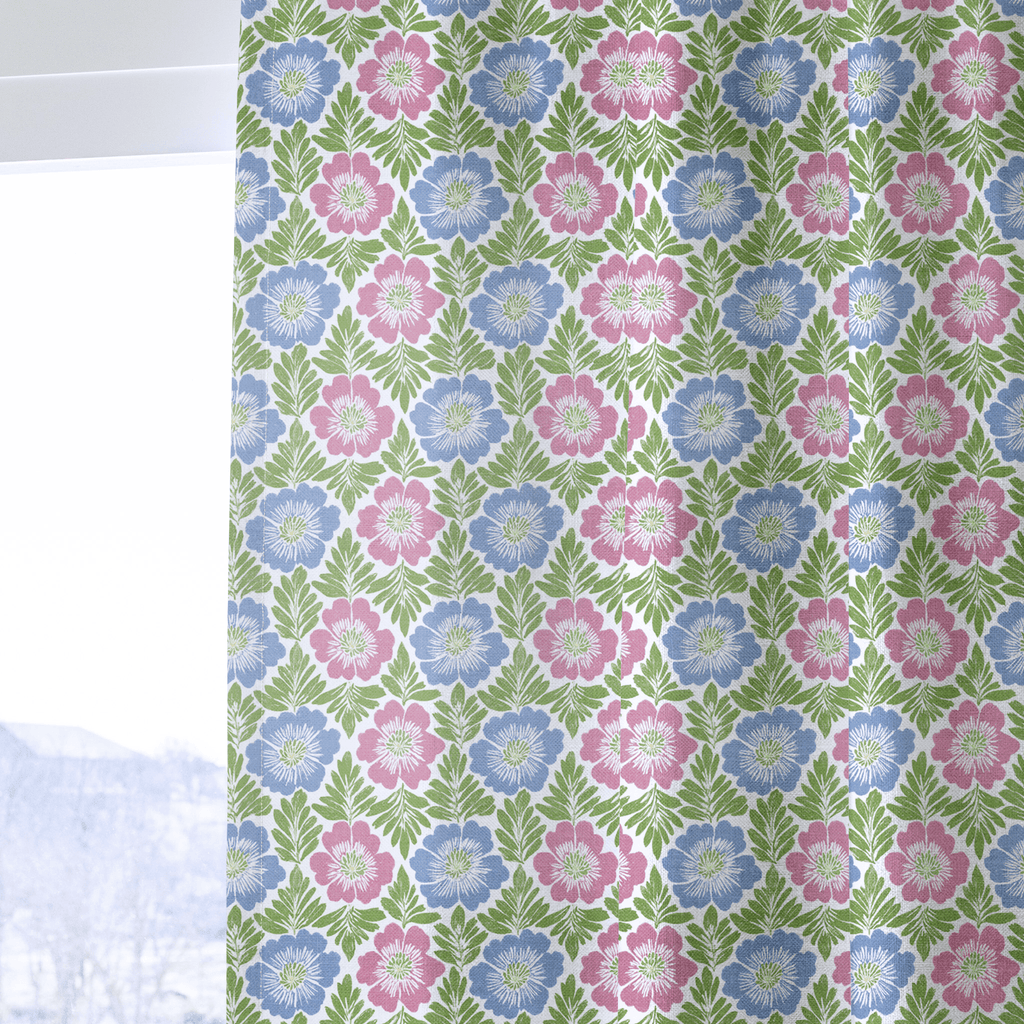 Norbury Blooms - Curtain Panel - The Drapery