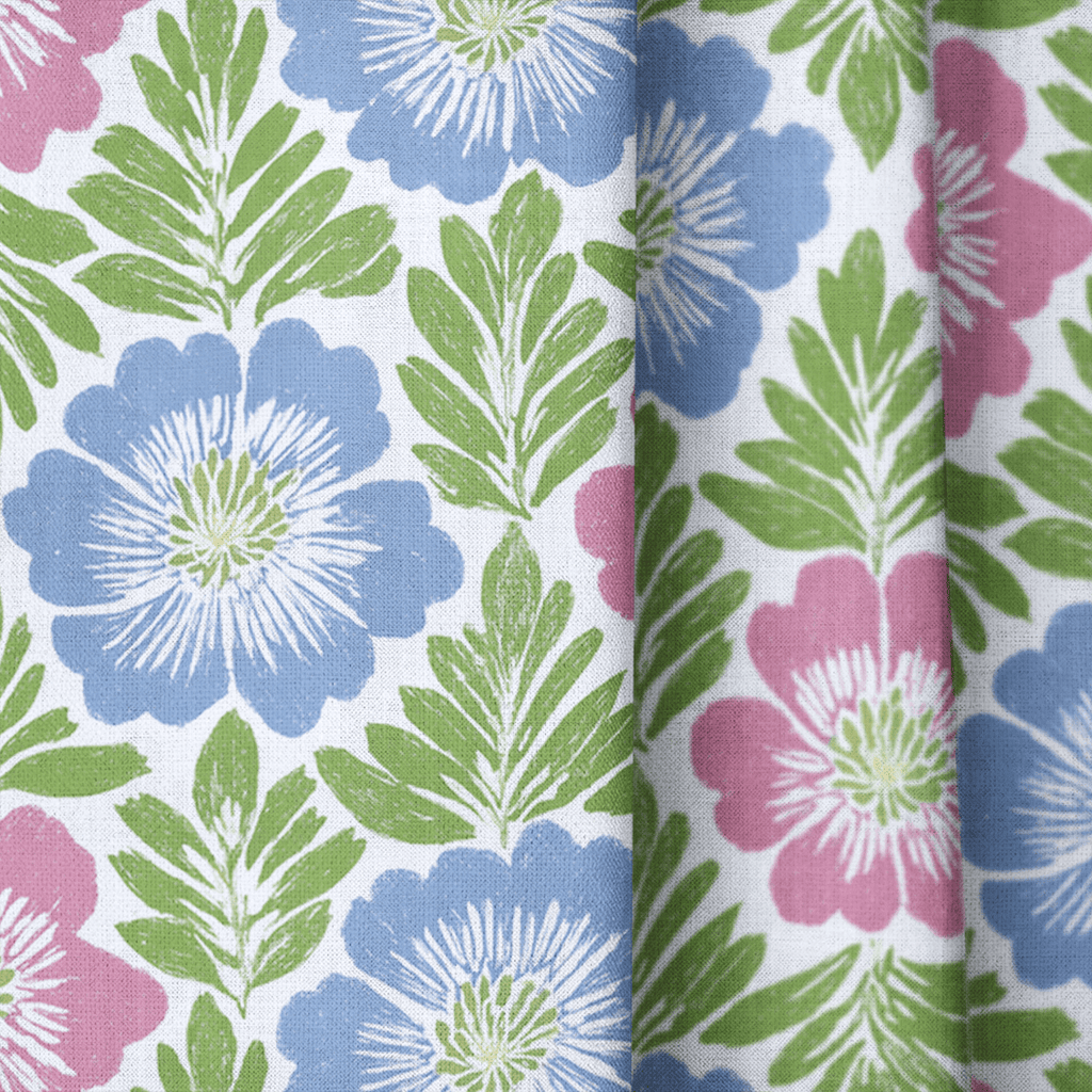 Norbury Blooms - Curtain Panel - The Drapery