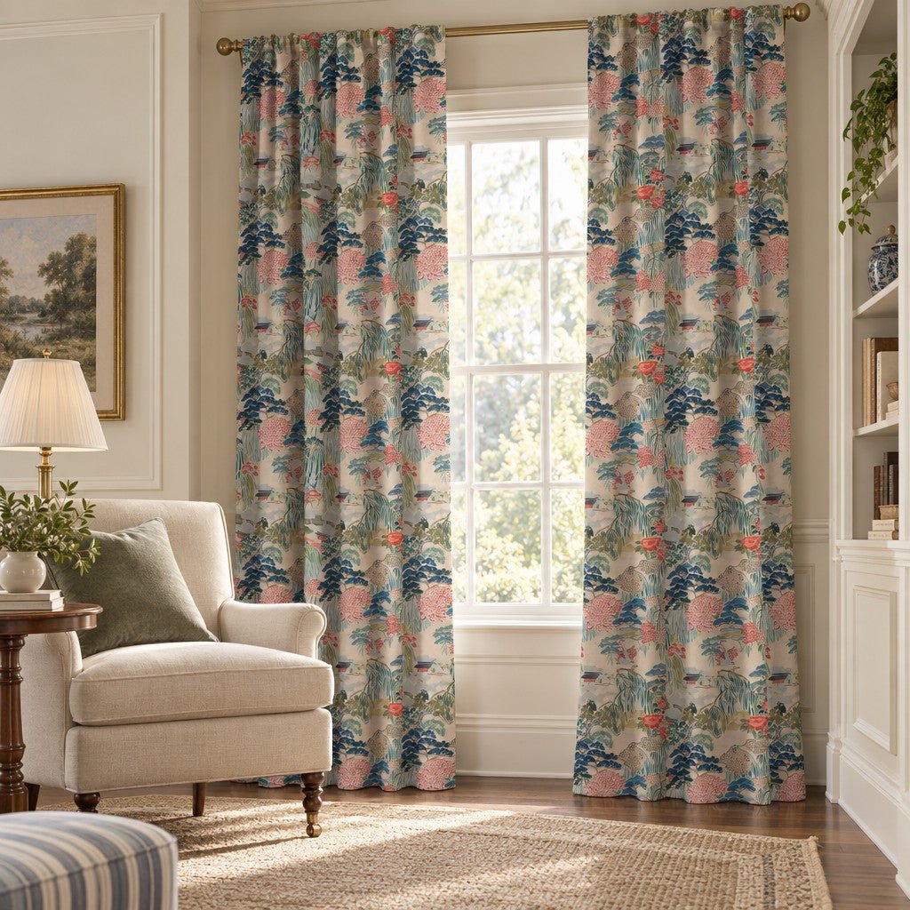 Nostalgic Garden 1 - Curtain Panel - The Drapery