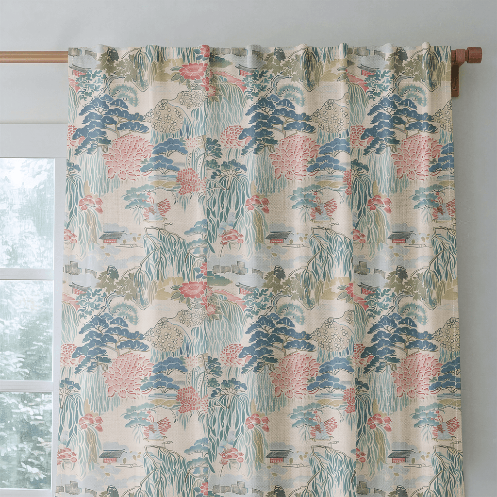 Nostalgic Garden 1 - Curtain Panel - The Drapery