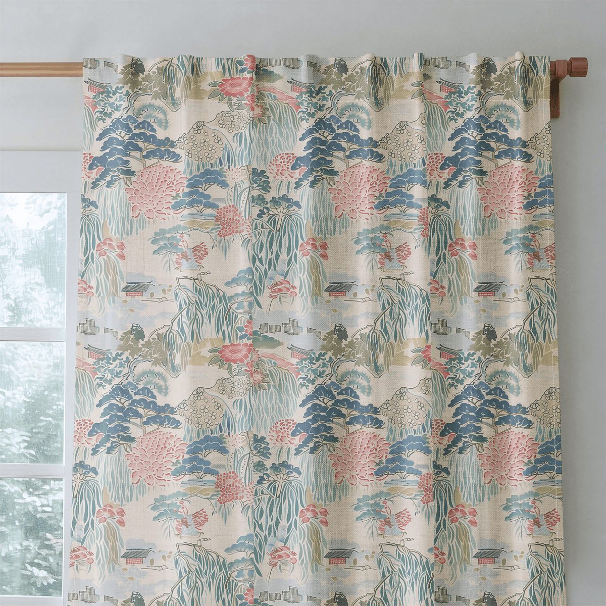Nostalgic Garden 1 - Curtain Panel - The Drapery