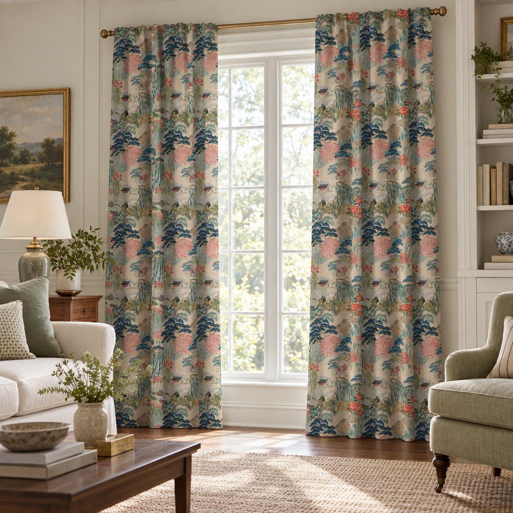 Nostalgic Garden 1 - Curtain Panel - The Drapery